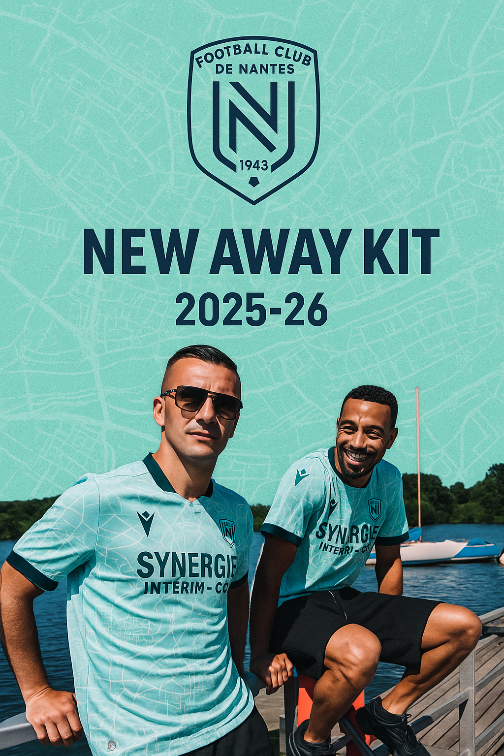 FC Nantes dévoile son maillot extérieur 2025-26