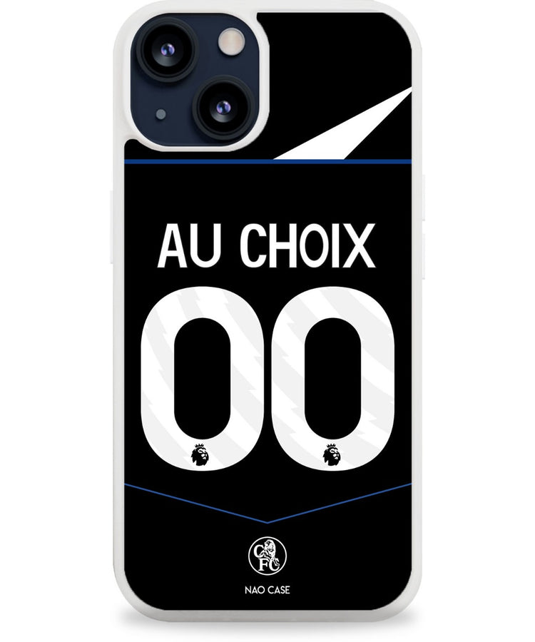 Coque football CHELSEA THIRD 2025/26 personnalisée nom numéro – 2ème coque -50% – iPhone Samsung Xiaomi Redmi