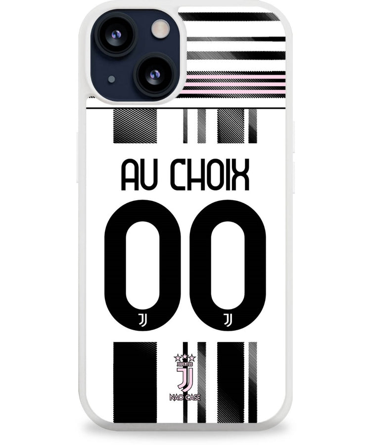 Coque football JUVENTUS DOMICILE 2025/26 personnalisée nom numéro – 2ème coque -50% – iPhone Samsung Xiaomi Redmi