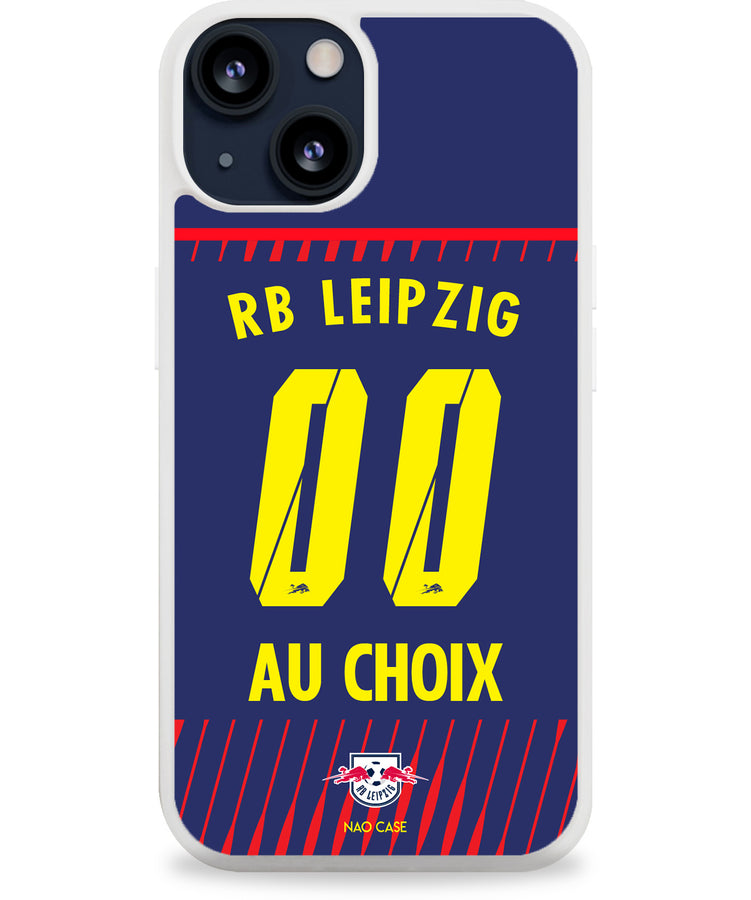 Coque football RB LEIPZIG EXTERIEUR 2025/26 personnalisée nom numéro – 2ème coque -50% – iPhone Samsung Xiaomi Redmi