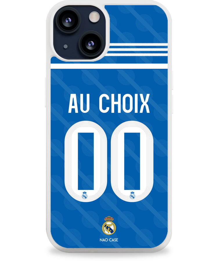 Coque football REAL MADRID THIRD 2025/26 personnalisée nom numéro – 2ème coque -50% – iPhone Samsung Xiaomi Redmi