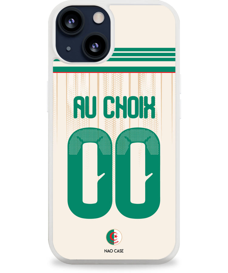Coque football ALGERIE DOMICILE personnalisée nom numéro – 2ème coque -50% – iPhone Samsung Xiaomi Redmi
