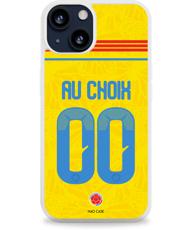 Coque football COLOMBIE DOMICILE personnalisée nom numéro – 2ème coque -50% – iPhone Samsung Xiaomi Redmi