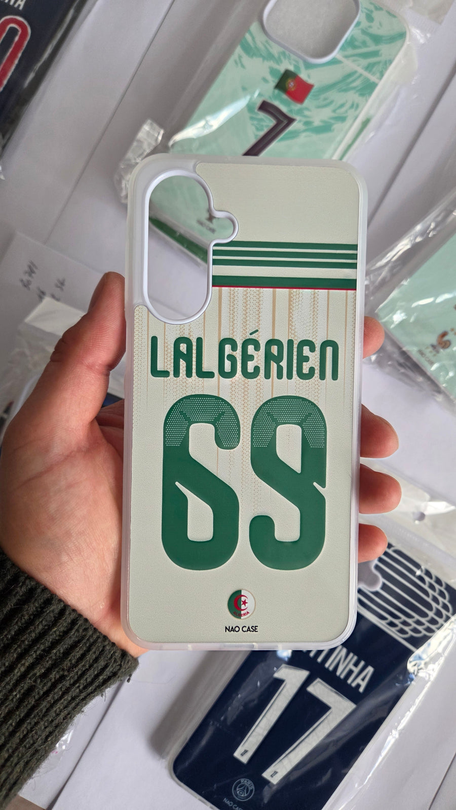 Coque personnalisée produite par NAO CASE
