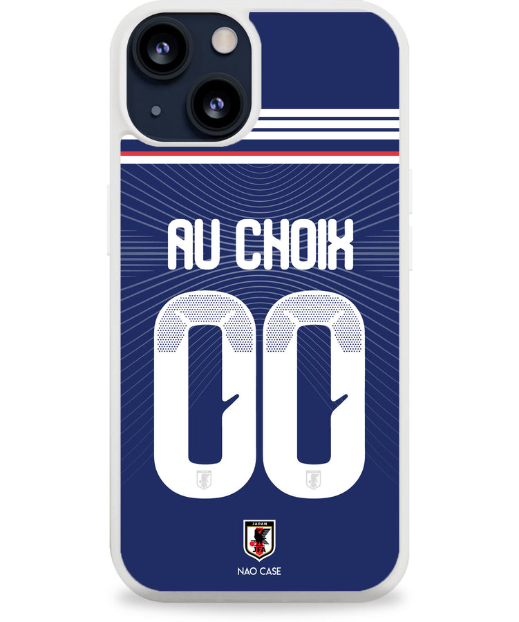 Coque football JAPON DOMICILE personnalisée nom numéro – 2ème coque -50% – iPhone Samsung Xiaomi Redmi