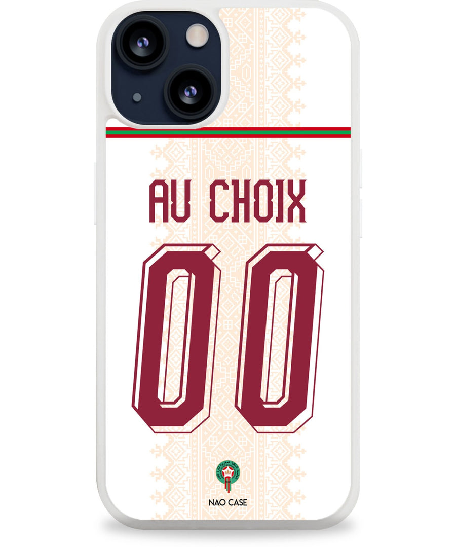 Coque football MAROC EXTERIEUR personnalisée nom numéro – 2ème coque -50% – iPhone Samsung Xiaomi Redmi