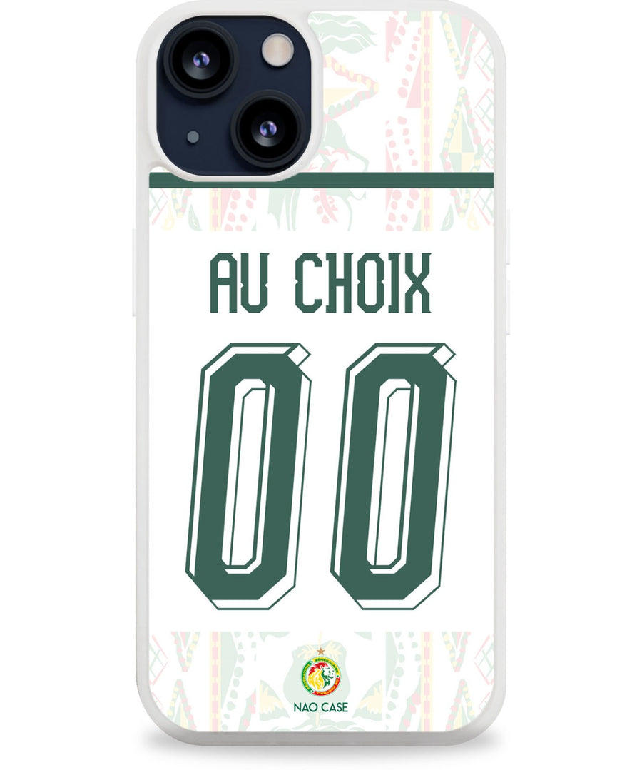 Coque football SENEGAL DOMICILE personnalisée nom numéro – 2ème coque -50% – iPhone Samsung Xiaomi Redmi