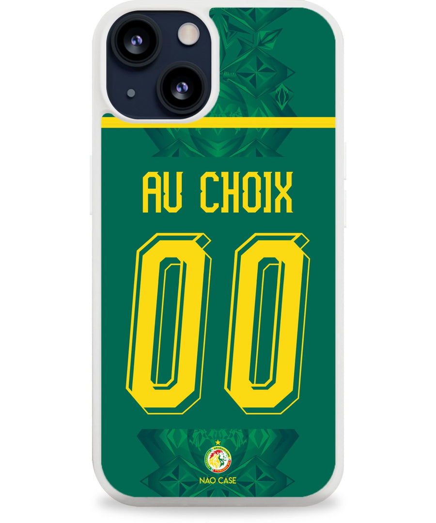 Coque football SENEGAL EXTERIEUR personnalisée nom numéro – 2ème coque -50% – iPhone Samsung Xiaomi Redmi