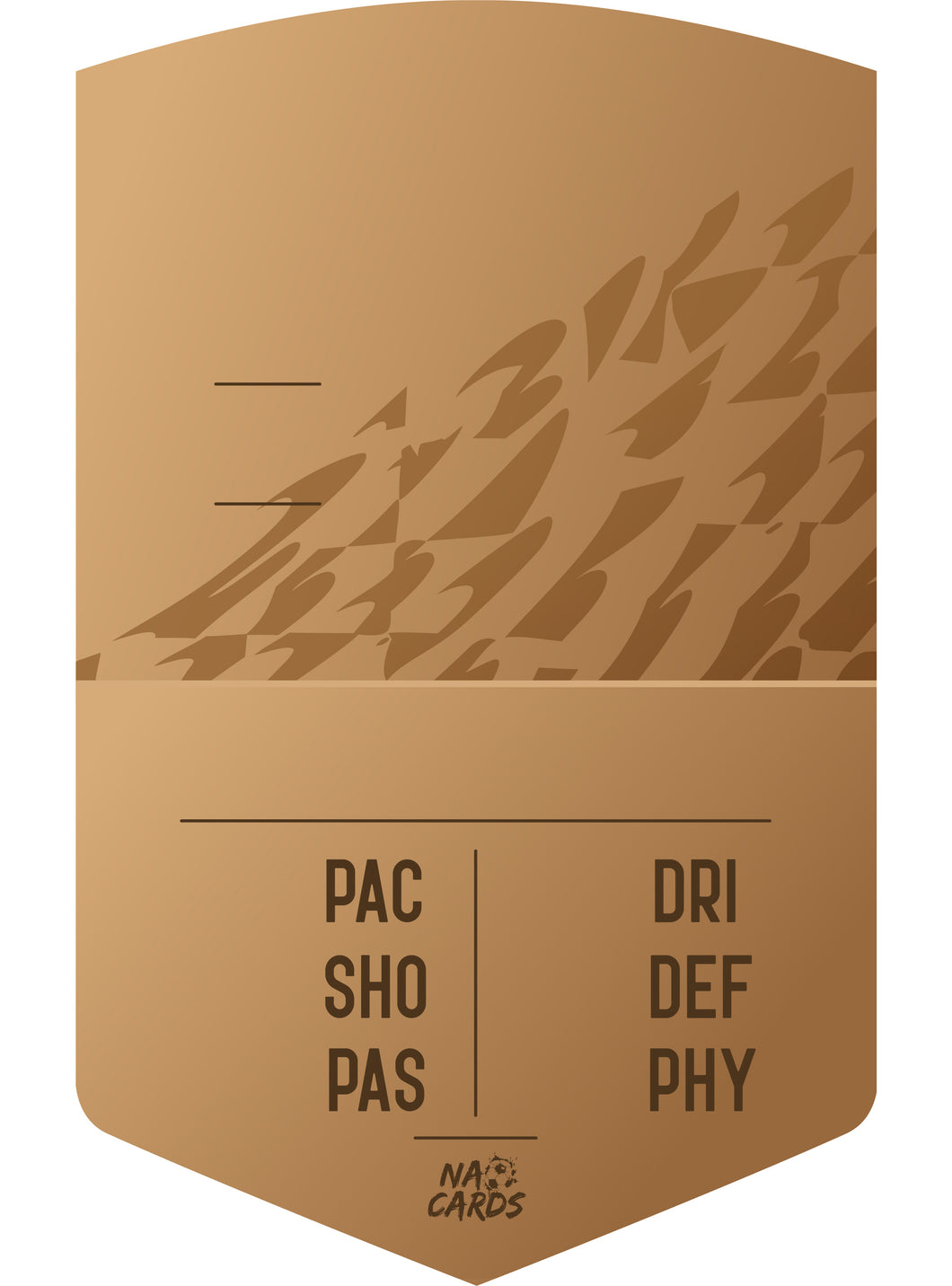 Carte Fifa Personnalisable - NON RARE BRONZE