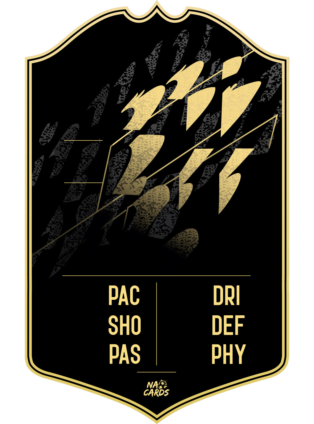 Carte Fifa Personnalisable - TEAM OF THE WEEK OR